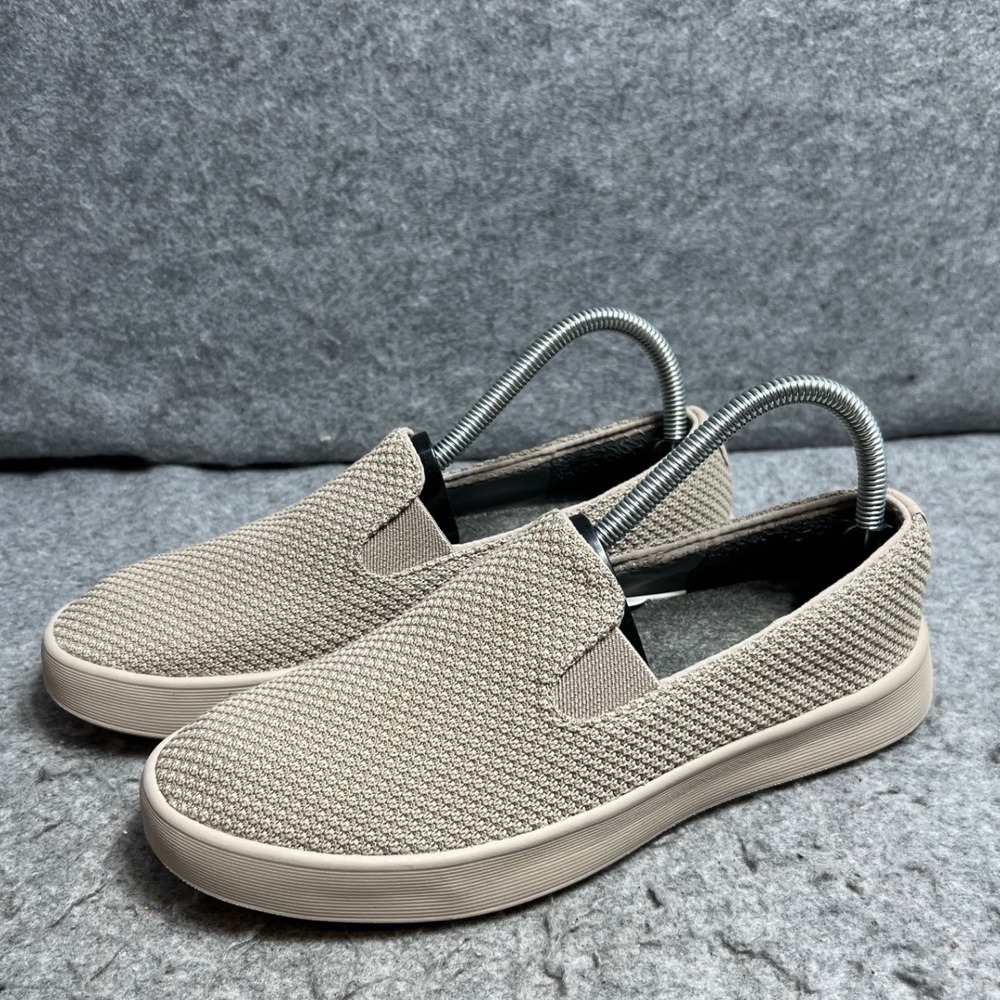 Allbirds Cruiser Womens Beige Tan Slip On Knit Sneakers Shoes Comfort Size 8